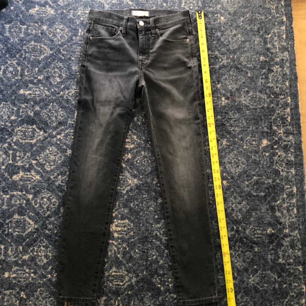 Madewell 9in high rise skinny, size 26, grey